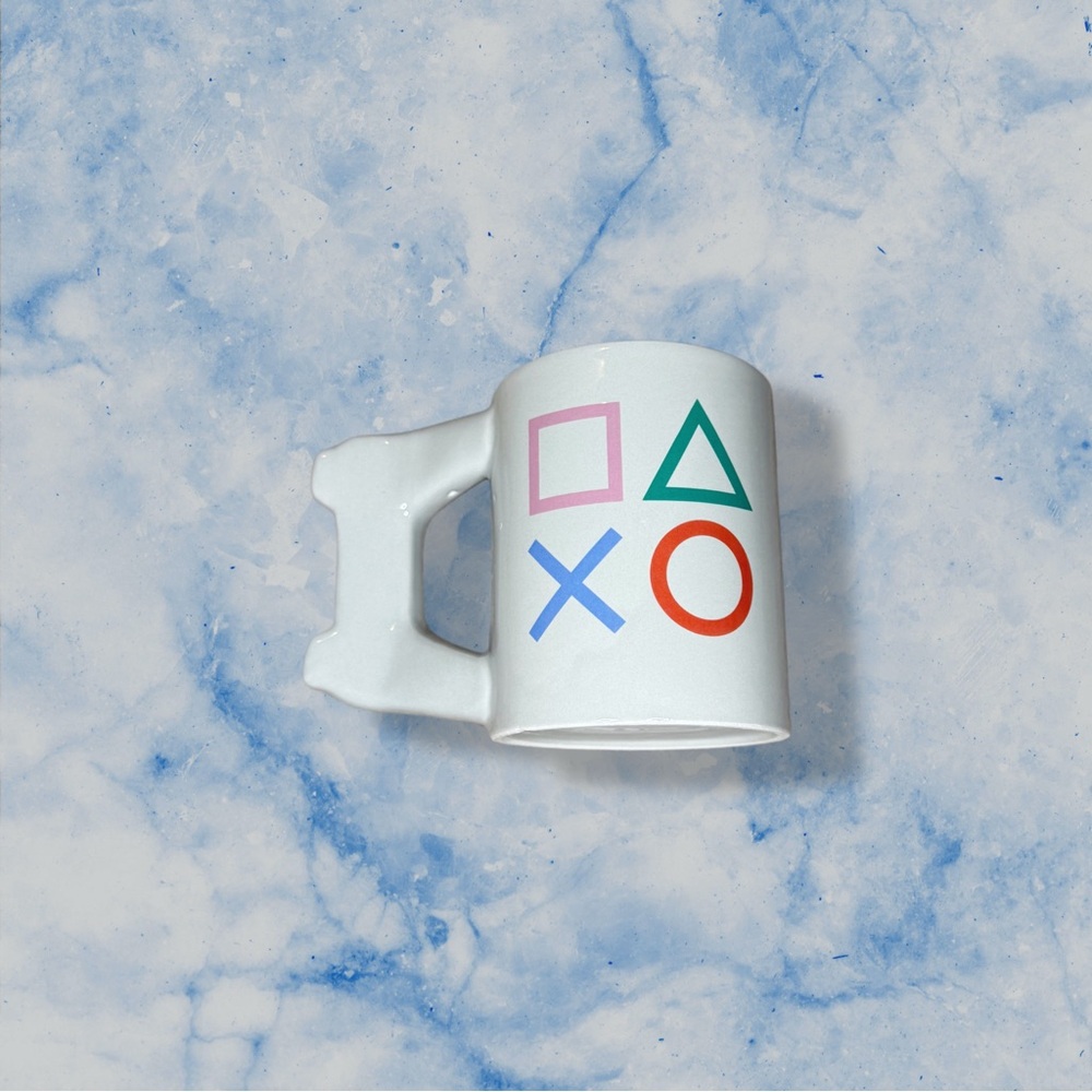 Sony PlayStation Gray Mug with Controller Handle - Picture 2 of 2